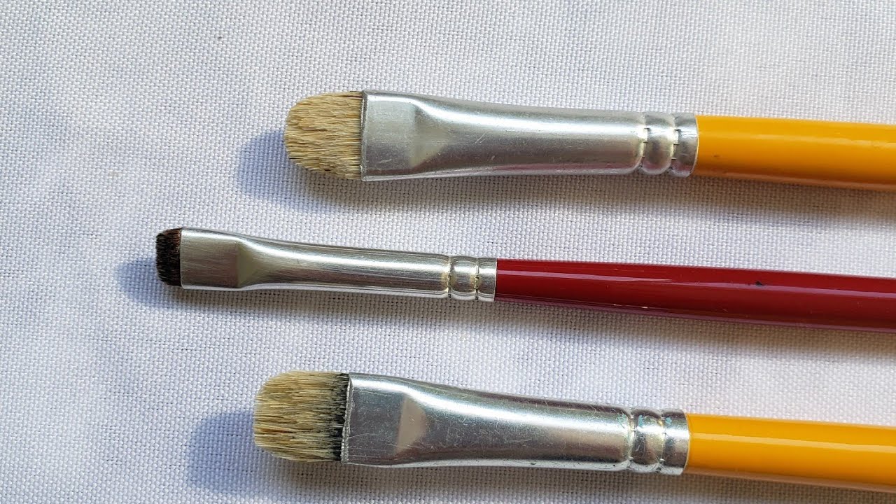 Como cortar e preparar um pincel perfeito pra pintar.