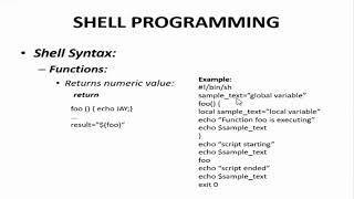 List -  AND, OR list, statement block, Functions in Linux Programming