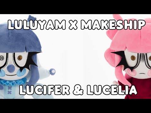 Lucifer and Lucelia plush by LuLuYam and Makeship