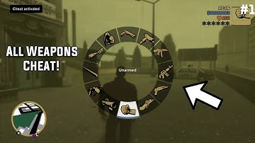 How to get all Weapons in gta 3 definitive edition With one Cheat! | Gta Trilogy Cheats #1