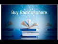 Buy Back of share |Jvvnl,college lectures, NET Exam | Quick review