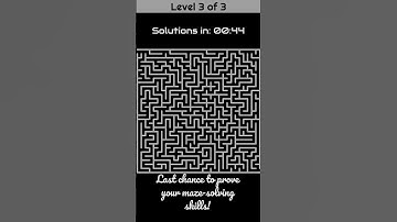 Maze Puzzle Challenge: Can You Solve 3 Brain Games in 120s?