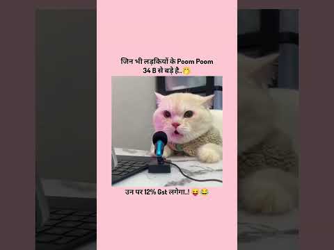 pom pom 34 b se bade hai 12% ki gst lagegi 🥵😂 #viral #pompom #romantic #ytshorts
