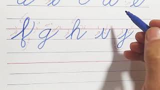 كيفية رسم الحروف الإنجليزية بالطريقة الصحيحة - علم ابنك كيفية رسم 