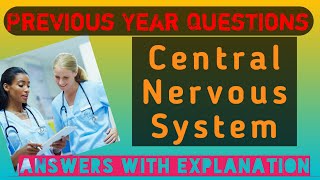 Previous Year Questions Of C N S For Staff Nurse Exam Psc, Dhs, Aiims Delhi,Nclex, Neet., Jee