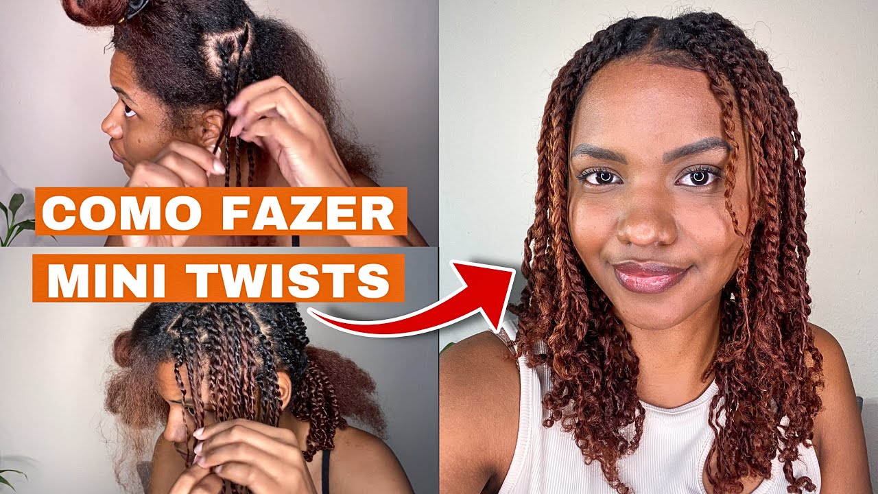 MINI TWISTS NO CABELO NATURAL | COMO FAZER MINI TWISTS