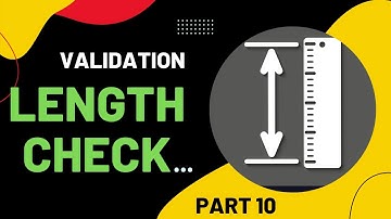 BTEC Level 3 IT - Unit 2 Databases - LENGTH CHECK VALIDATION - Part 10