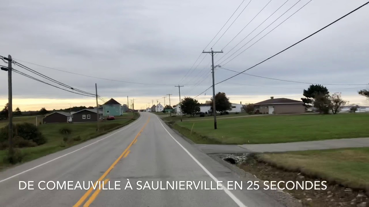 De Comeauville à Saulnierville, Baie SainteMarie, NouvelleÉcosse