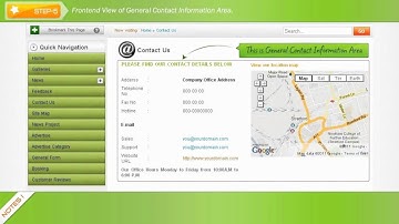 Eicra.com - Chaining / Updating "Contact US" page or Contact Form through Content Management System