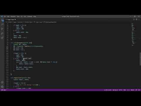 Sisip Tengah dan Hapus Node pada Linked List