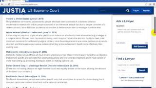 JUSTIA US SUPREM COURT