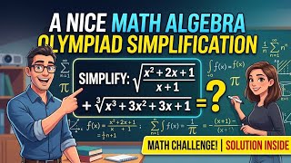 Nice Math Olympiad Algebra Simplification ||@Conceptsofmath1|| How to solve this