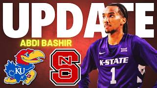 Abdi Bashir Jr. Portal Update - Kansas And NC State Showing Interest!