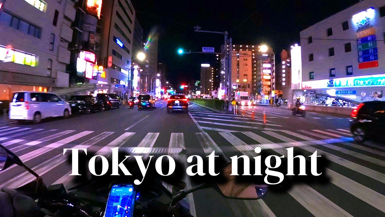 Tokyo Night Ride 🇯🇵 | Edogawa & Koto City POV