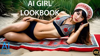 4K Ai Art Lookbook Video Of Ai Girl ｜ Luxury Fashion Inspiration From An Uzbekistani Girl