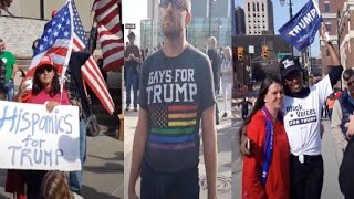 Protest continue at TCF center in downtown Detroit  | #protest #downtown #detroit #tcf
