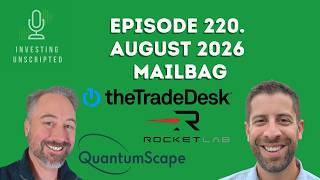 220. August 2026 Mailbag