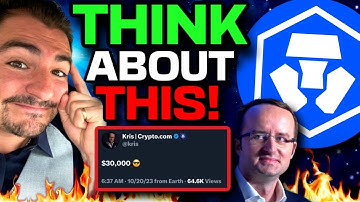 Crypto.com CEO Tweet (THIS IS IMPORTANT!) Look Out For CRO Coin HERE!