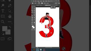 Photo Text Clipping Mask in Photoshop 🔥 Easy Trick #shorts | 😱 Clipping Mask Trick