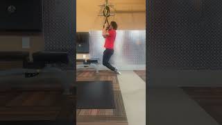 Ring:TRX kneeling pull up