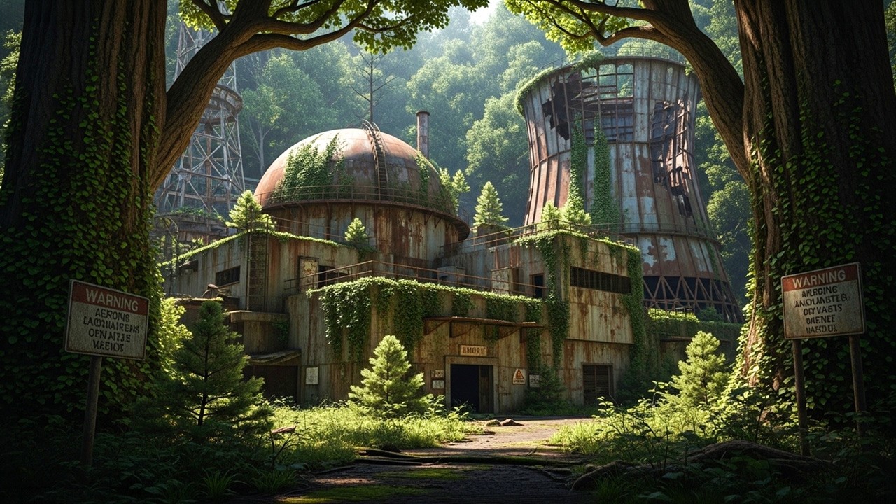 Man Found Abandoned Nuclear Power Plant in the Middle of the Forest That People Abandoned 100 Years