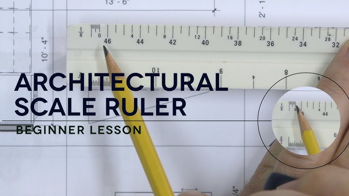How To Use An Architectural Scale Ruler (Metric) 
