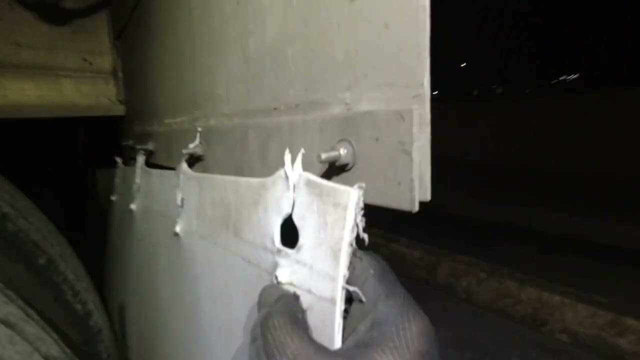 How to repair mud flap! 