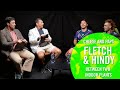 Cheese and Paps sit between two indoor plants I Fletch & Hindy I Late Show with Matty Johns