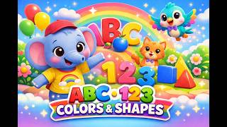 Ellie & Piko's Big Day: Learn ABCs, Shapes & Colors!