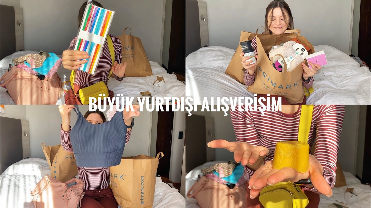 İLK DEFA YURTDIŞINDAN BU KADAR ALIŞVERİŞ YAPTIM | PRIMARK, TIGER, LUSH, SEPHORA