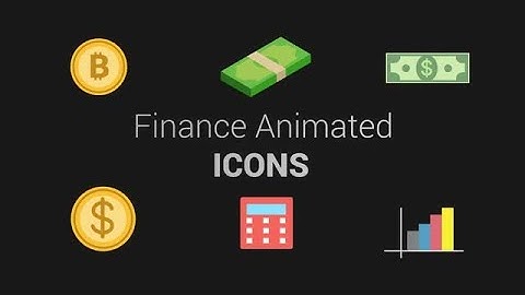 Finance Animated Icons Pack V1 Motion Graphics Templates