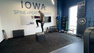 Ipsilateral Step Up w/ Knee Drive
