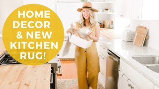 Spring Home Decor Unboxing New Kitchen Rug