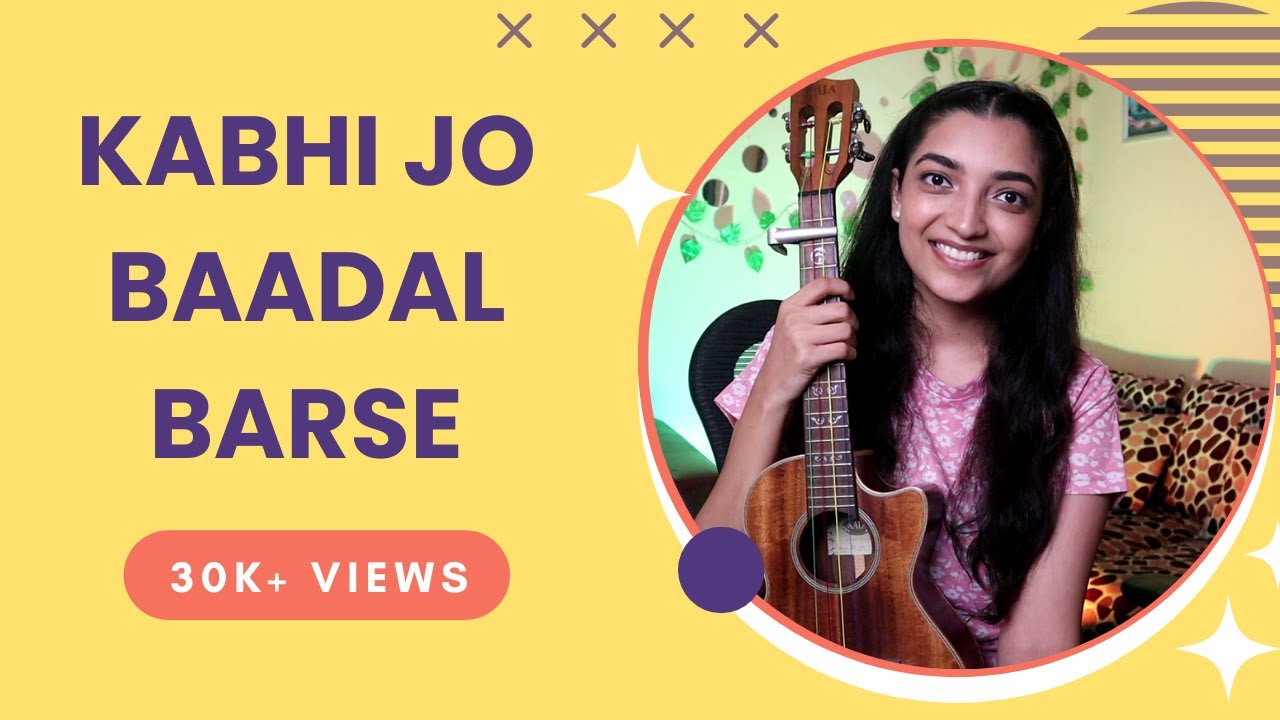 Learn To Play Kabhi Jo Baadal Barse On Ukulele | Sayali Tank