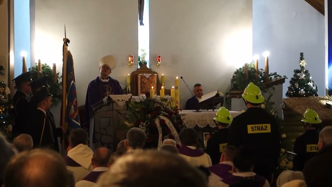 Msza Święta żałobna w int. śp. KS KANONIKA Mieczysława Papiernika długoletniego proboszcza. Cz. 1/3