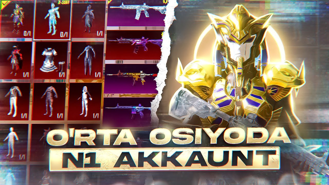 ORTA OSIYOADGI N1 AKKAUNT 200.000$ LIK AKKAUNT BUNAQASINI XECHQAYERDA ...