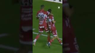 O CRB MARCA! Thiaguinho aproveitou lançamento de Danielzinho e fez o 1 a 0 contra o Juventude