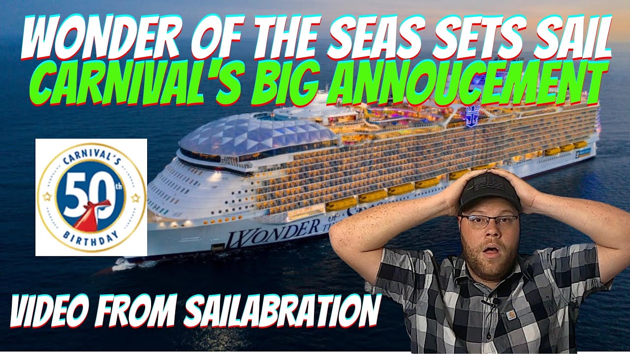 CRUISE NEWS: HUGE WEEKEND FOR CRUISE INDUSTRY | WORLD'S LARGEST SHIP SAILS | CARNIVAL'S 50TH & MORE