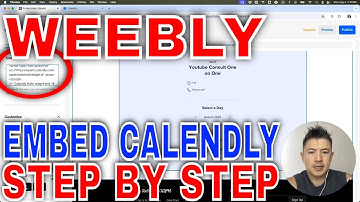 ✅ Hoe je de Calendly-agenda in je Weebly-website kunt insluiten 🔴
