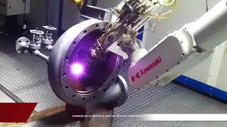 Riporto su corpo pompa con laser cladding