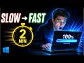 How to Make Your Slow Laptop FAST in 2 Minutes (Windows 10/11)