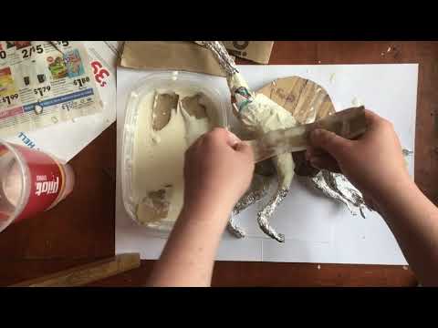 Video: Wie Erstelle Ich Einen Papierdinosaurier?