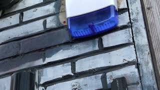 How to decommission an old burglar alarm (according to a YouTube poster)