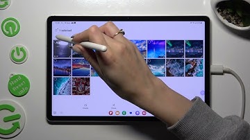 How to Select & Delete Multiple Media Files in Gallery on Samsung Galaxy Tab S9 / Useful Features