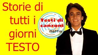 Video thumbnail of "Riccardo Fogli-Storie di tutti i giorni (testo in italiano) SANREMO 1982"