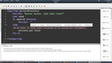 Condiciones simples Portero discoteca  PSEINT TIC ESO Bachillerato IES Monterroso