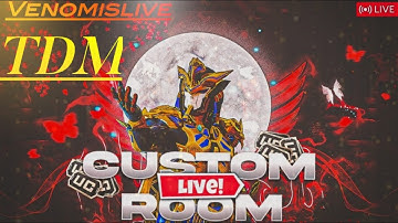 1V1 TDM CUSTOM ROOMS 💰💰 #tdm #bgmi #livestream #1v1 @youtubevenom7