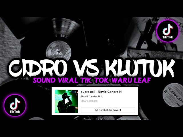 CIDRO VS KLUTUK - WARU LEAF FULL BASS!!VIRAL TIKTOK class=