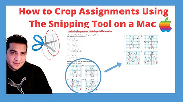 How to Crop Assignments Using The Snipping Tool on a Mac