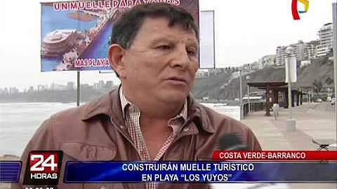Construirán muelle turístico en playa “Los Yuyos” de Barranco